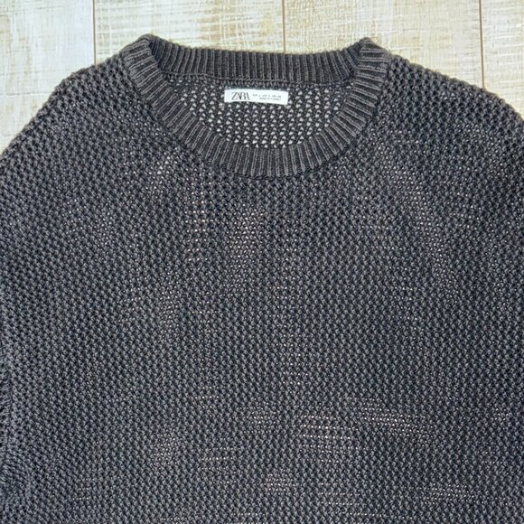 Zara Other - Zara Fisherman Loose Knit Sweater Men's Large